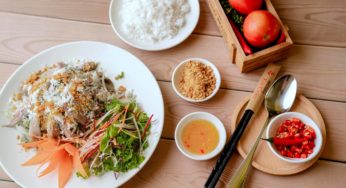 Món gỏi cá trích tại nhà hàng Xin Chào Phú Quốc